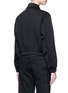 Back View - Click To Enlarge - HELMUT LANG - Scuba jersey cropped bomber jacket