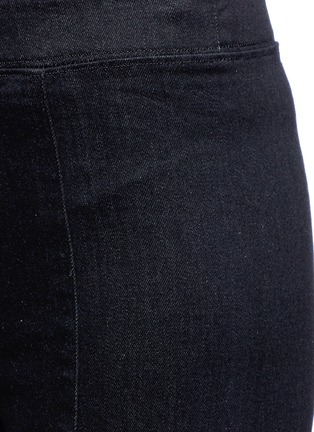 Detail View - Click To Enlarge - HELMUT LANG - Cropped flared denim pants