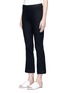 Front View - Click To Enlarge - HELMUT LANG - Cropped flared denim pants