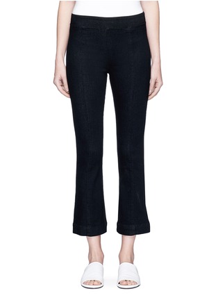 Main View - Click To Enlarge - HELMUT LANG - Cropped flared denim pants