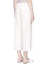 Back View - Click To Enlarge - HELMUT LANG - Pleated crepe culottes