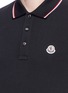Detail View - Click To Enlarge - MONCLER - Logo patch polo shirt