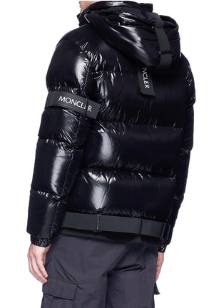 Back View - Click To Enlarge - MONCLER - x Craig Green 'Brook' buckle strap down puffer jacket