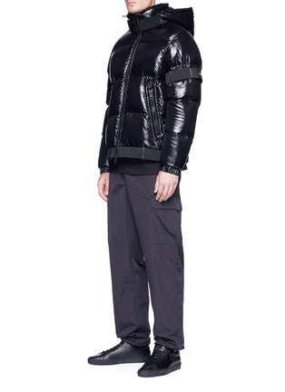 Figure View - Click To Enlarge - MONCLER - x Craig Green 'Brook' buckle strap down puffer jacket