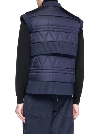 Back View - Click To Enlarge - MONCLER - x Craig Green 'Trish' storm flap down vest