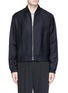 Main View - Click To Enlarge - MC Q - Pleated suiting blouson jacket