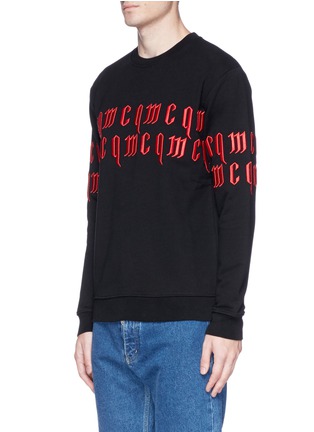 Front View - Click To Enlarge - MC Q - Logo embroidered sweatshirt