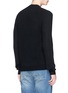 Back View - Click To Enlarge - MC Q - 'The End' slogan intarsia wool-cashmere sweater