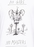 Detail View - Click To Enlarge - MC Q - 'No Gods, No Masters' print T-shirt