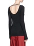 Back View - Click To Enlarge - HELMUT LANG - 'Ballet' modal-pima cotton sweater