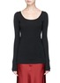 Main View - Click To Enlarge - HELMUT LANG - 'Ballet' modal-pima cotton sweater