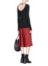 Figure View - Click To Enlarge - HELMUT LANG - 'Ballet' modal-pima cotton sweater