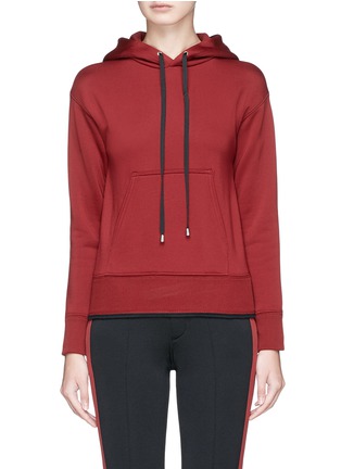 Main View - Click To Enlarge - HELMUT LANG - Shrunken technical terry hoodie