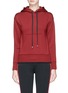 Main View - Click To Enlarge - HELMUT LANG - Shrunken technical terry hoodie