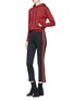 Figure View - Click To Enlarge - HELMUT LANG - Stripe outseam technical terry track pants