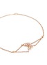 Detail View - Click To Enlarge - STEPHEN WEBSTER - Diamond pavé 18k rose gold mini moth charm bracelet