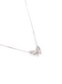 Figure View - Click To Enlarge - STEPHEN WEBSTER - Diamond 18k white gold mini moth wing necklace