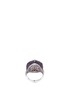 Figure View - Click To Enlarge - STEPHEN WEBSTER - Crystal Haze diamond sapphire 18k white gold hexagon small ring