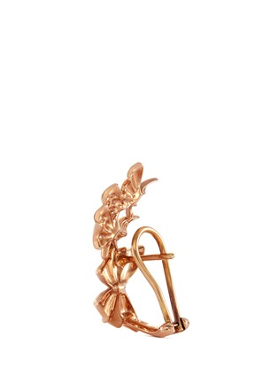Detail View - Click To Enlarge - STEPHEN WEBSTER - 'Pavé Triple' diamond 18k rose gold batmoth earrings