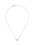 Main View - Click To Enlarge - STEPHEN WEBSTER - Batmoth diamond 18k rose gold mini pendant necklace
