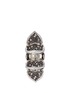 Figure View - Click To Enlarge - STEPHEN WEBSTER - 'Armadillo' Crystal Haze diamond sapphire long finger ring