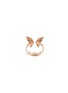 Figure View - Click To Enlarge - STEPHEN WEBSTER - Diamond 18k rose gold batmoth open ring