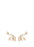 Main View - Click To Enlarge - STEPHEN WEBSTER - 'Poison Ivy Couture Set' diamond 18k yellow gold earrings