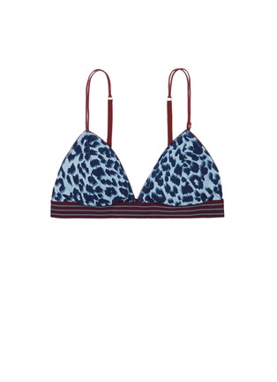 Main View - Click To Enlarge - 72930 - 'Darling' leopard print triangle bralette