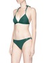 Figure View - Click To Enlarge - 72930 - 'Phoenix' perforated triangle bikini top