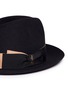 Detail View - Click To Enlarge - BORSALINO - 'Alessandria' rabbit furfelt fedora hat