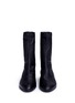 Front View - Click To Enlarge - ALUMNAE - Nappa leather slip-on sock boots