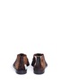 Back View - Click To Enlarge - ALUMNAE - Calfhair penny loafer booties