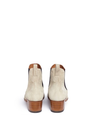 Back View - Click To Enlarge - ALUMNAE - 'Jodhpur' suede Chelsea boots
