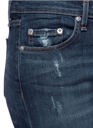 Detail View - Click To Enlarge - RAG & BONE - 'Capri' distressed skinny jeans