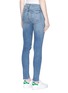 Back View - Click To Enlarge - RAG & BONE - 'Skinny' staggered hem jeans