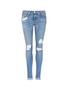 Main View - Click To Enlarge - RAG & BONE - 'Skinny' staggered hem jeans