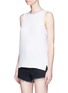 Front View - Click To Enlarge - RAG & BONE - 'Oasis' contrast trim knit tank top