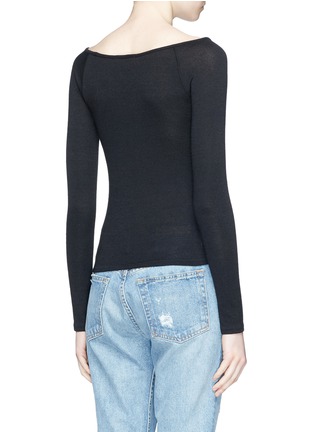 Back View - Click To Enlarge - RAG & BONE - 'Oasis' scoop neck knit top