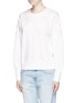 Front View - Click To Enlarge - RAG & BONE - Cutwork embroidery French terry sweatshirt