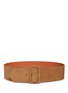 Main View - Click To Enlarge - MAISON BOINET - Cowhide suede wide belt