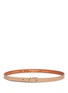 Main View - Click To Enlarge - MAISON BOINET - Cowhide leather skinny belt