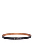 Main View - Click To Enlarge - MAISON BOINET - Cowhide leather skinny belt