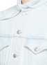 Detail View - Click To Enlarge - BALENCIAGA - Scarf collar denim jacket