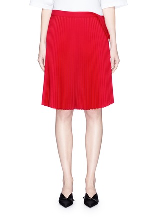Main View - Click To Enlarge - BALENCIAGA - 'Top to Skirt' pleated skirt