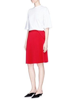 Figure View - Click To Enlarge - BALENCIAGA - 'Top to Skirt' pleated skirt