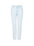 Main View - Click To Enlarge - BALENCIAGA - Mid rise bleached jeans
