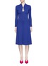 Main View - Click To Enlarge - BALENCIAGA - Jewelled ring pull crepe jersey dress