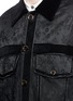 Detail View - Click To Enlarge - SONG FOR THE MUTE - Rope fringe floral jacquard worker jacket