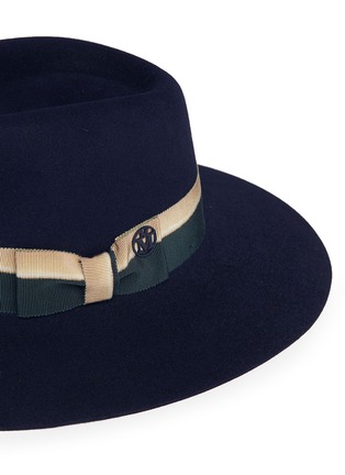Detail View - Click To Enlarge - MAISON MICHEL - 'Charles' rabbit furfelt fedora hat