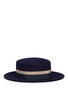Main View - Click To Enlarge - MAISON MICHEL - 'Kiki' rabbit furfelt canotier hat